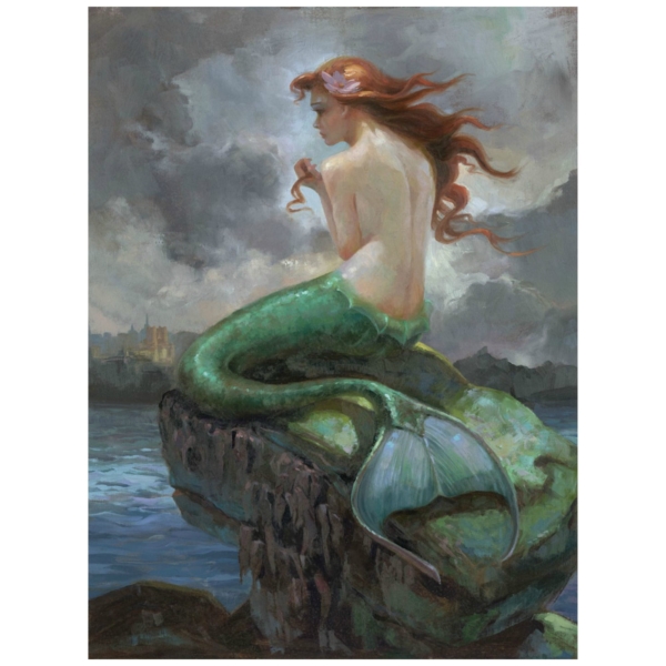 At Odds With The Sea 20x15 Disney Limited Edition by Lisa Keene