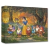 AMONG FRIENDS 12Hx16W Disney Art Snow White Seven Dwarfs Treasures on Canvas by Michael Humphries