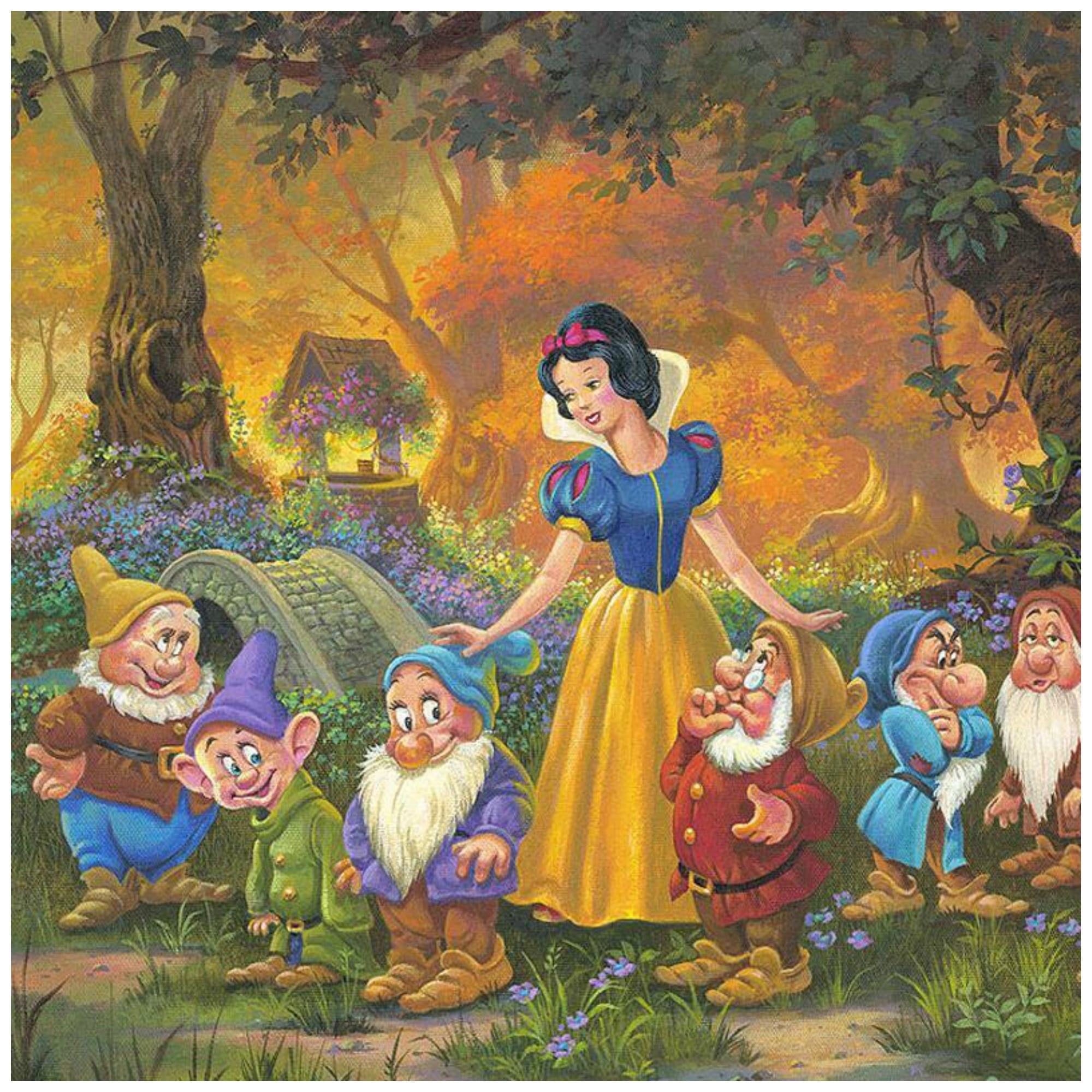 The Disney Fine Art Treasures on canvas collection is a beautiful stunning ...