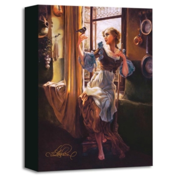 CINDERELLA'S NEW DAY 16Hx12W Disney Fine Wall Art Treasures on Canvas by Heather Edwards