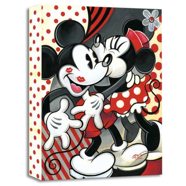 Hugs and Kisses 16x12 Disney Fine Art Treasures on Canvas by Tim Rogerson