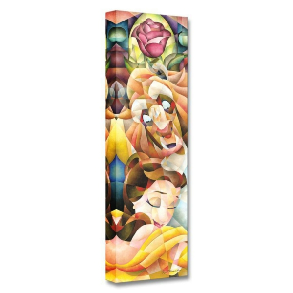 True Love's Embrace 28x8 Disney Fine Art Treasures on Canvas by Tom Matousek