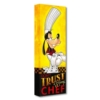DON'T TRUST A SKINNY CHEF 24Hx8W Disney Art Goofy Treasures on Canvas by Tim Rogerson