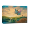 FLIGHT OVER THE BIG TOP 12Hx18W Disney Art Dumbo Timothy Flying Treasures on Canvas by Rob Kaz