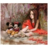 Before the Lesson 20x24 Disney Fine Art by Irene Sheri