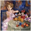 Would You Like Some Tea? 30x30 Disney Fine Art by Irene Sheri