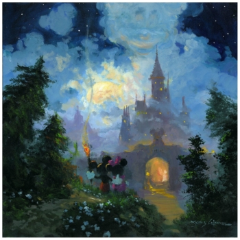 Adventure to the Castle Gates 18x18 Disney Premium by James Coleman