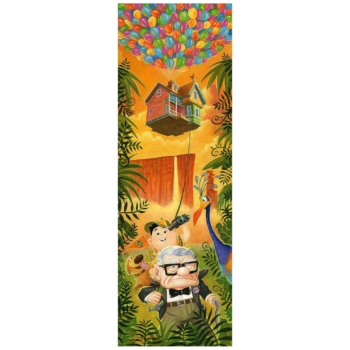 Journey to Paradise Falls 36Hx12W Disney CARL and ELLIE in UP Wall Art by Tim Rogerson