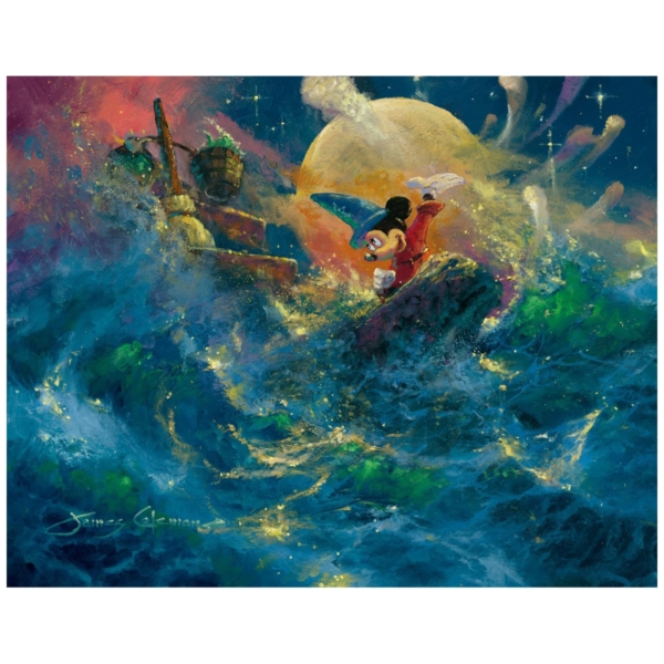 Sorcerer Symphony 22x28 Disney Premium by James Coleman