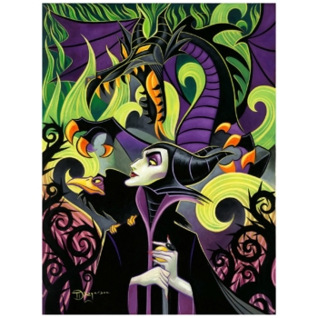 Maleficent Summons the Power - Disney Treasures On Canvas By Michael  Provenza – Disney Art On Main Street