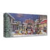 A SNOWY CHRISTMAS CAROL 10Hx20W Disney Art Mickey Mouse and Friends Treasures on Canvas by Michelle St Laurent