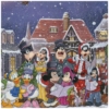 A SNOWY CHRISTMAS CAROL 10Hx20W Disney Art Mickey Mouse and Friends Treasures on Canvas by Michelle St Laurent - Image 2