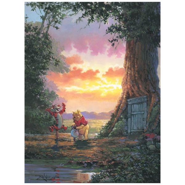Good Morning Pooh 24×18 Disney Fine Art by Rodel Gonzalez
