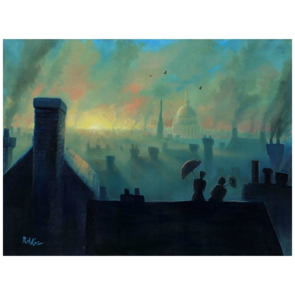 A View From the Chimneys 18×24 Disney Fine Art by Rob Kaz