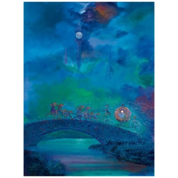 Before Midnight 32H×24W Disney Cinderella Fine Art by Harrison Ellenshaw