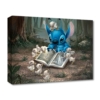 FRIENDS OF A FEATHER 12H×16W Disney Art Lilo and Stitch Treasures on Canvas by Jared Franco