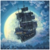Sailing Into the Moon 30×20 Disney Fine Art by Rodel Gonzalez - Image 2