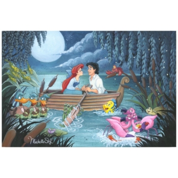 Something About Her 16H×24W Disney THE LITTLE MERMAID Fine Wall Art by Michelle St. Laurent