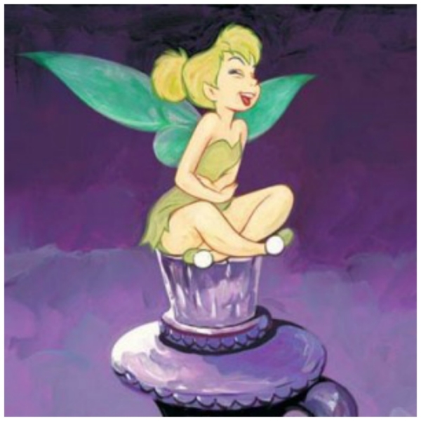 Tickled Tink 12×18 Disney Fine Art by Jim Salvati