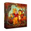 FRIENDSHIP MASQUERADE 14H×14W Disney Art Winnie the Pooh Halloween Treasures on Canvas by Tim Rogerson