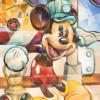 Happy Engineer 18×12 Disney Fine Art Treasures on Canvas by Tom Matousek - Image 2