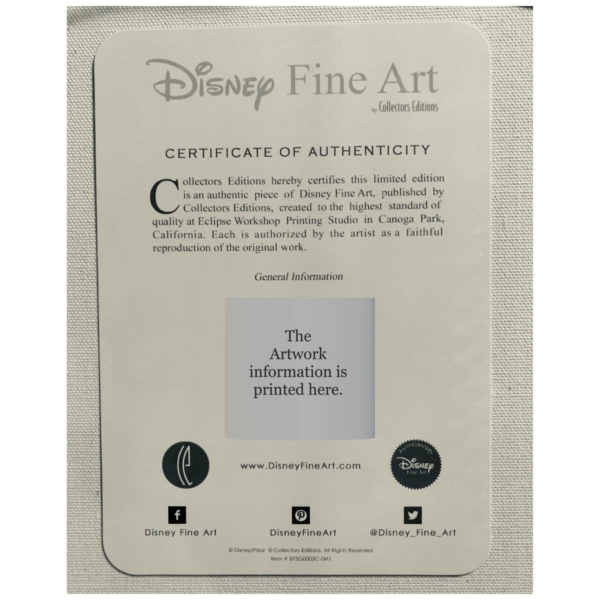 In the Heart of Wonderland 12 x 16 Disney Fine Art Treasures on Canvas by Michael Humphries - Image 5