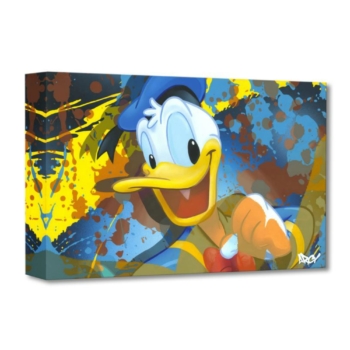 DONALD DUCK 12Hx18W Disney Animation Masters Fine Art Treasures on Canvas by Arcy