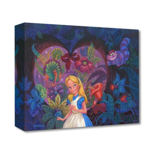 In the Heart of Wonderland 12 x 16 Disney Fine Art Treasures on Canvas by Michael Humphries