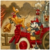 Mickey's Fire Brigade 10×20 Disney Fine Art Treasures on Canvas by Tim Rogerson - Image 2