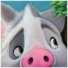 Moana's Sidekick 8x24 Disney Fine Art Treasures on Canvas by Michelle St Laurent - Image 2