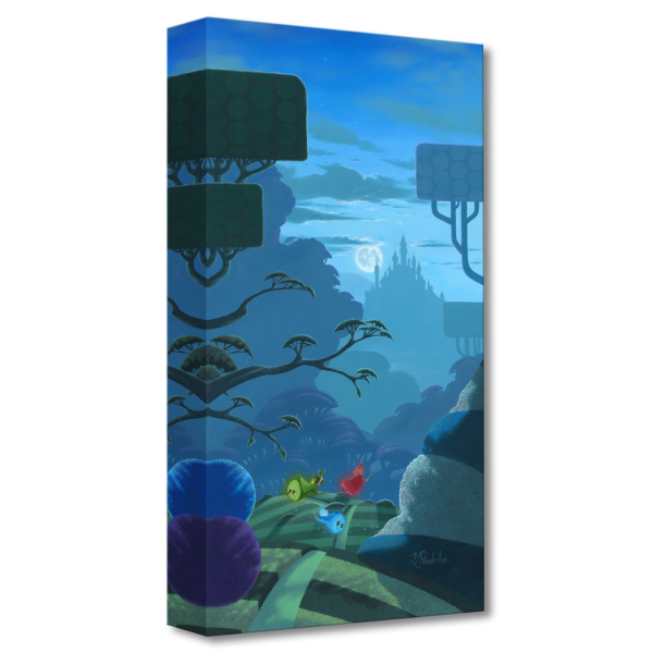 Night Flight 20×10 Disney Fine Art Treasures on Canvas by Michael Provenza