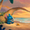Sunset Serenade 10×20 Disney Fine Art Treasures on Canvas by Rob Kaz - Image 2