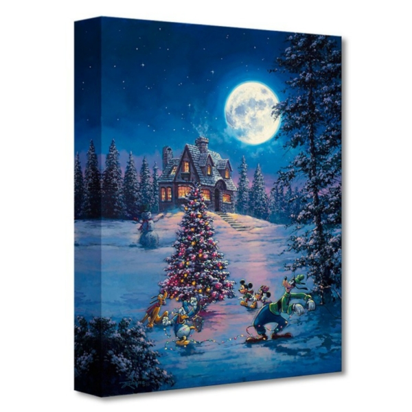 Winter Lights 16x12 Disney Fine Art Treasures on Canvas by Rodel Gonzalez