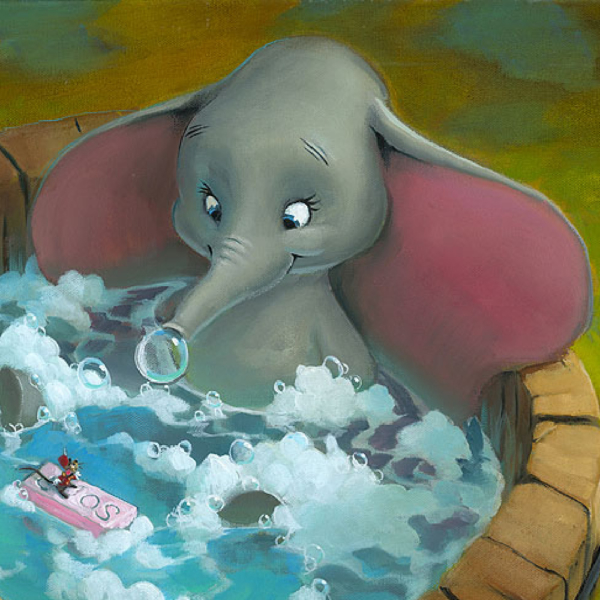 Good Clean Fun 10x20 Disney Fine Art Treasures on Canvas by Rob Kaz - Image 2