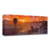 A WORLD OF ADVENTURE 9Hx22W Disney Art Carl, Ellie, in UP Treasures on Canvas by Rodel Gonzalez