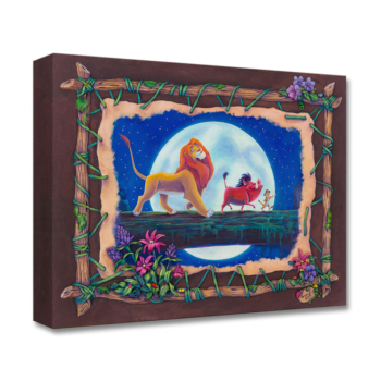 Hakuna Matata 12x15 Disney Fine Art Treasures on Canvas by Denyse Klette