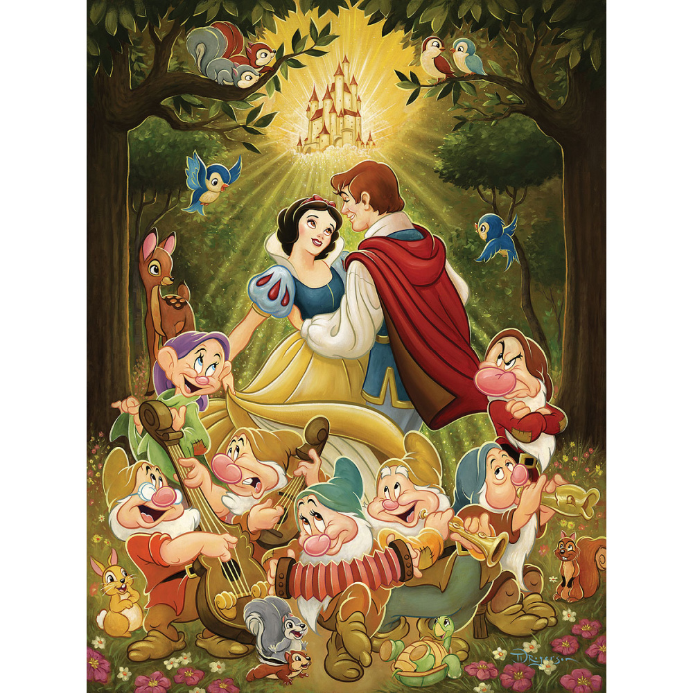 Happily Ever After HxW Disney SNOW WHITE SEVEN DWARFS Wall Art by Tim  Rogerson