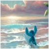 Waiting for Waves s/o 10x20 Disney Fine Art Treasures on Canvas by Rob Kaz - Image 2