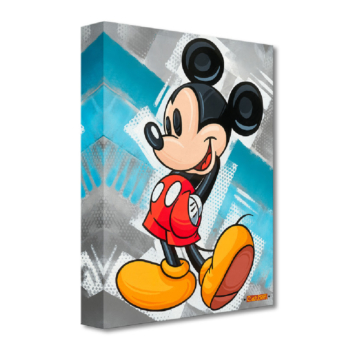 AHH GEEZE MICKEY 16Hx12W Disney Art Mickey Mouse Treasures on Canvas by Trevor Carlton