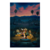 Campfire Sing-Along 30x20 Disney Limited Edition Rob Kaz