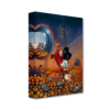 DIVING INTO GOLD 16Hx12W Disney Art Donald Duck Treasures on Canvas Rodel Gonzalez