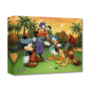 FABULOUS FORESOME 12Hx16W Disney Fine Art Mickey Mouse Treasures on Canvas Tim Rogerson