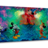 Mickey's Colorful History 9x20 Disney Treasures Lmtd Edition Jared Franco - Image 2
