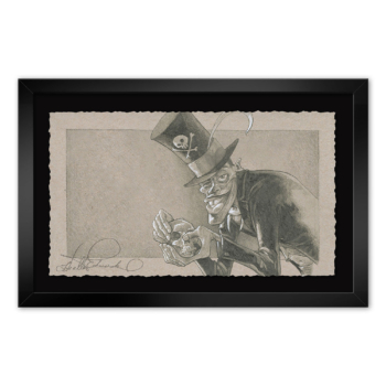 FRIENDS ON THE OTHER SIDE 11Hx17W Framed Wall Art by Heather Edwards Disney Animation Masters Graphite Collection