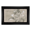 LET THE GAME BEGIN 11Hx17W Framed Wall Art by Heather Edwards Disney Queen of Hearts Animation Art Masters Graphite Collection