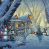 MIRACLES OF WINTER 18Hx36W Rodel Gonzalez Disney Limited Edition Fine Art