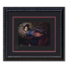 THE ELEGANT WARRIOR 27Hx31W Heather Edwards Disney Mulan Chiarograph Matted and Framed