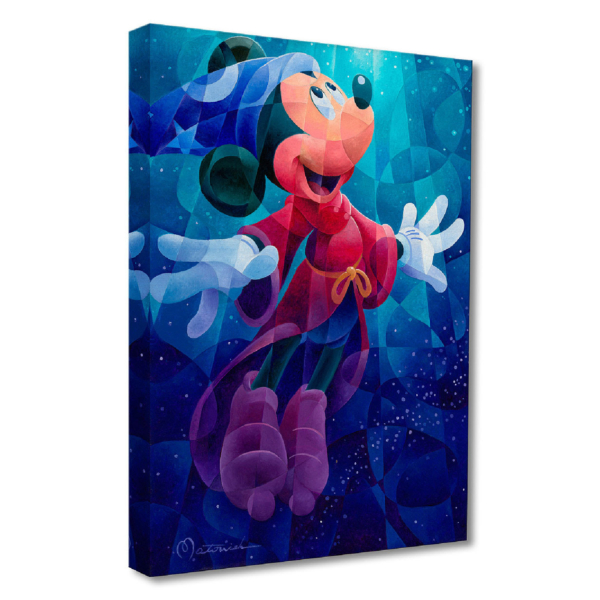 The Apprentice Dreams 24Hx18W Disney FANTASIA MICKEY Fine Wall Art by Tom Matousek