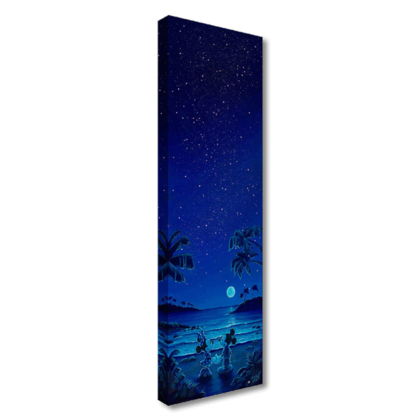 Under the Stars 36Hx12W Disney MICKEY AND MINNIE MOUSE Fine Wall Art by Denyse Klette